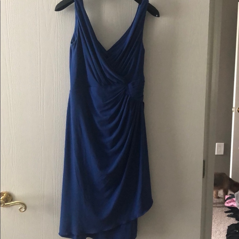 Blue cocktail dress